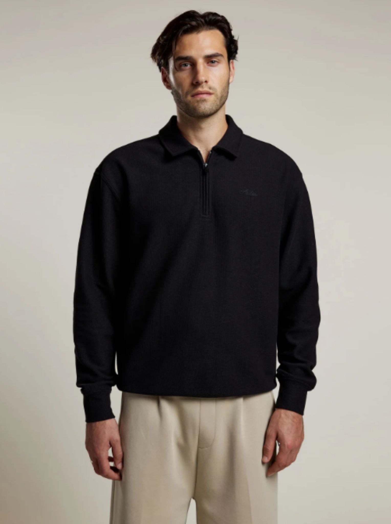 Aeden Milano Polo | Black