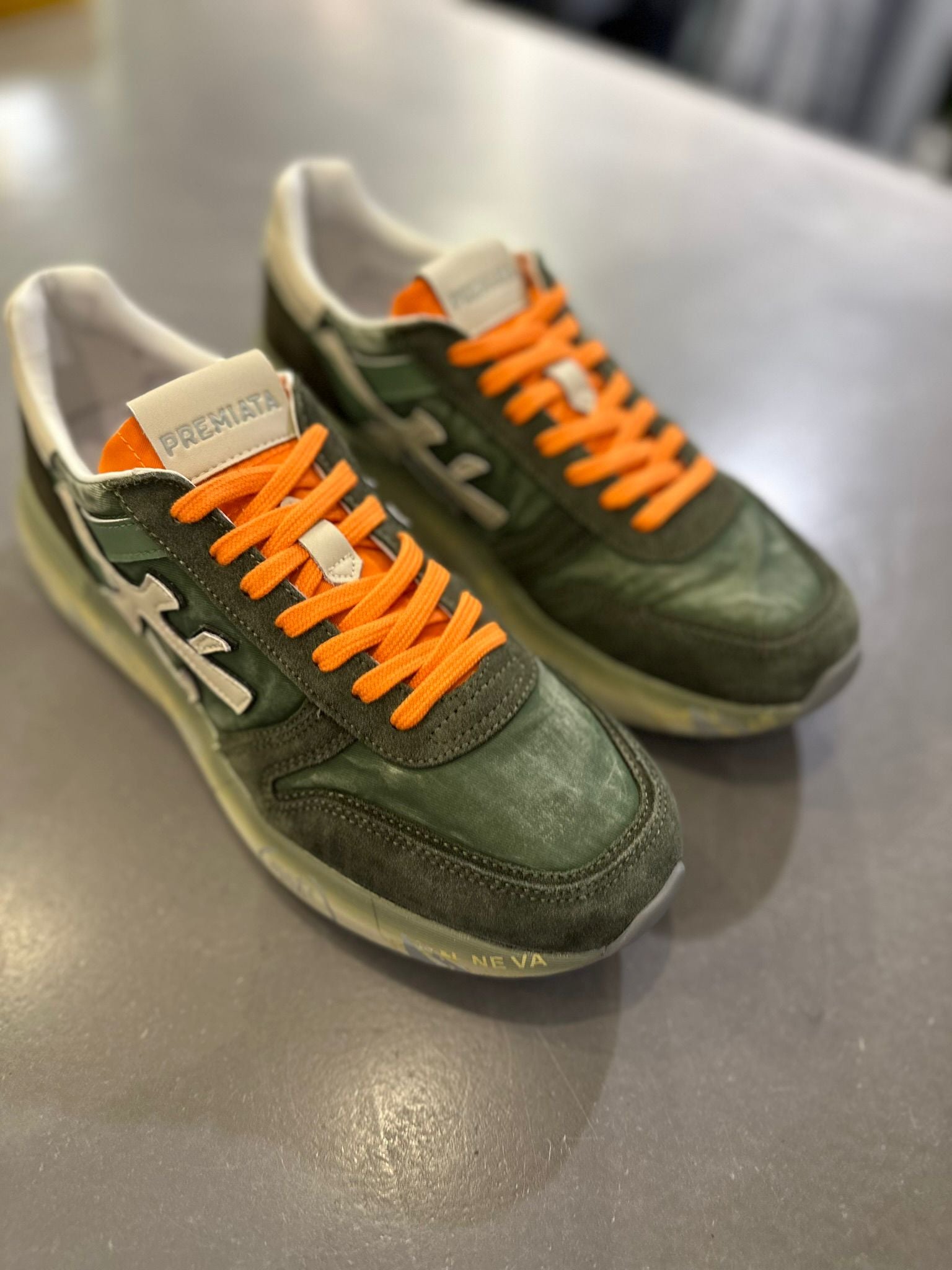 Premiata Mick green orange 7244