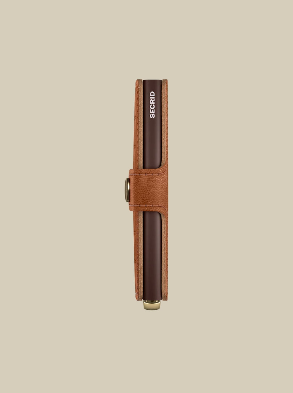 Premium Slimwallet+ Emboss Lines Cognac